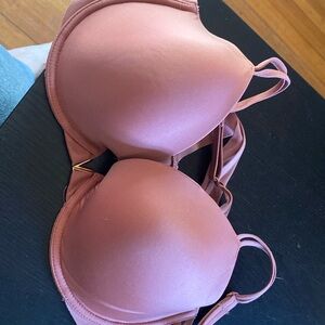 Victorias secret front clasp bra pink 32DD
